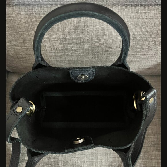 Portland Leather premium small classic Raindrop in pebbled black BUNDLE - Picture 8 of 10